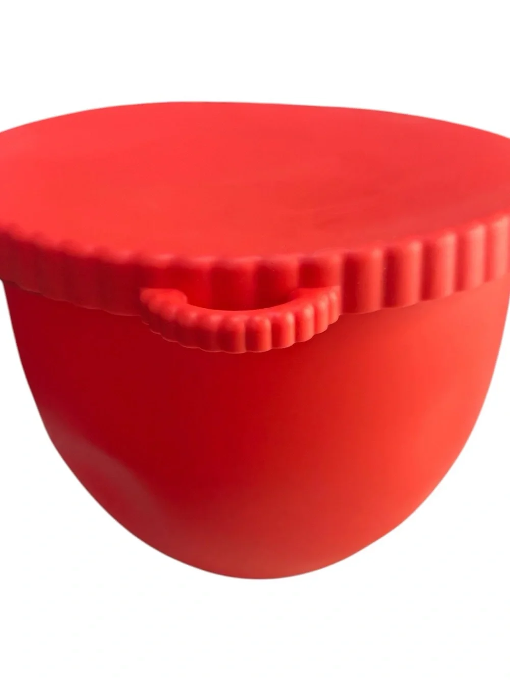 Silicone Kitchen Aid 5 Qt Mixing Bowl Liner Lidded Tilt Head Space Saver RED